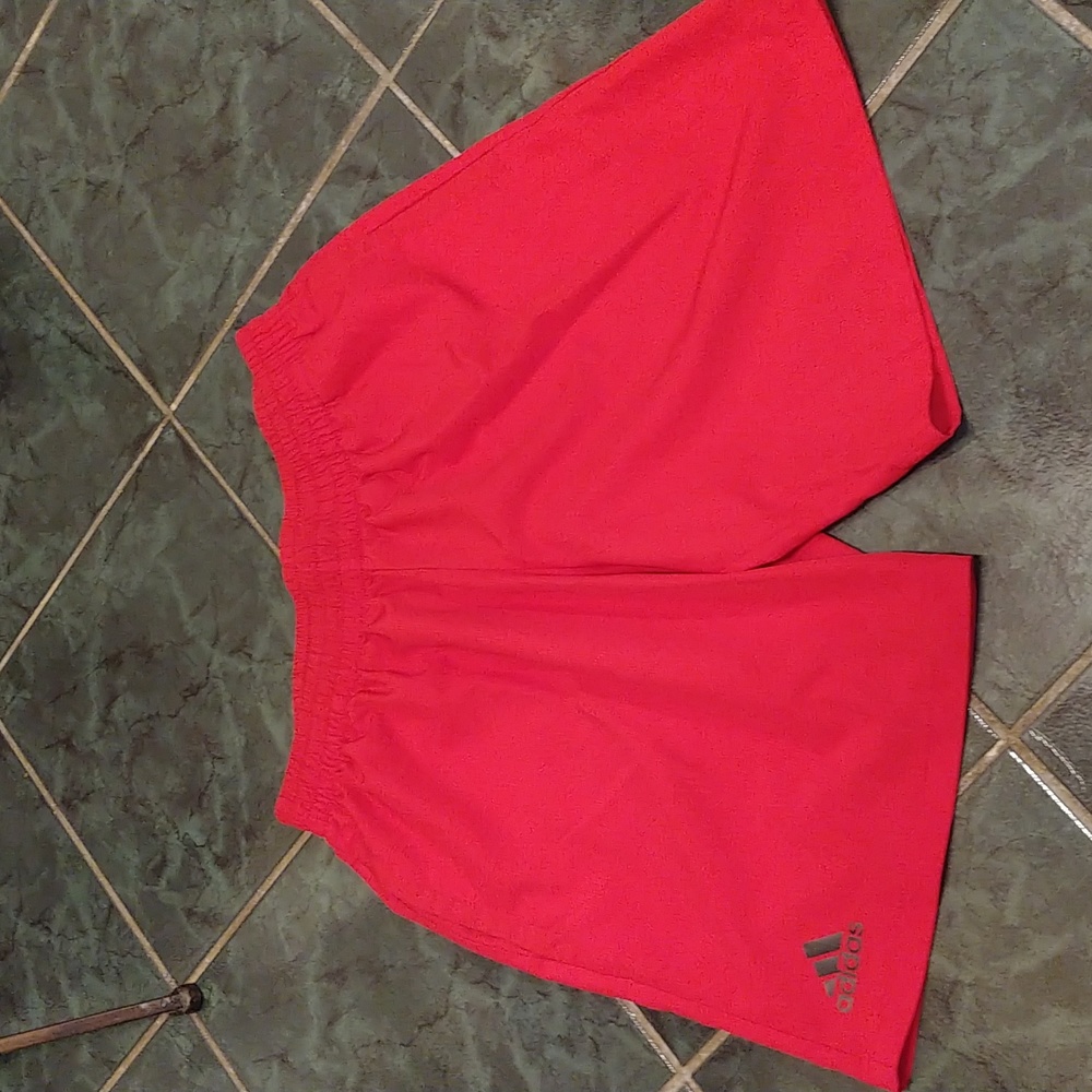 adidas Red Athletic Shorts